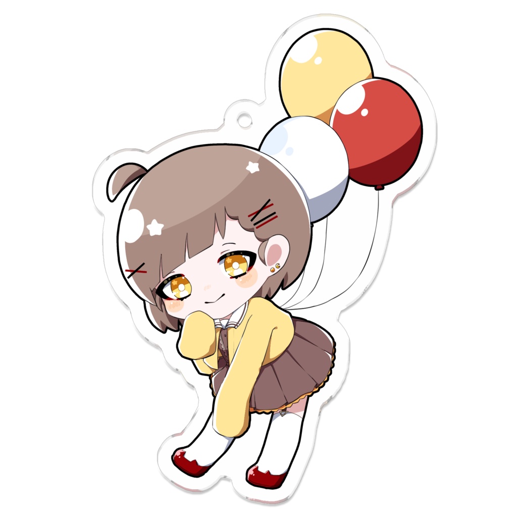 陽のふうせんアクキー