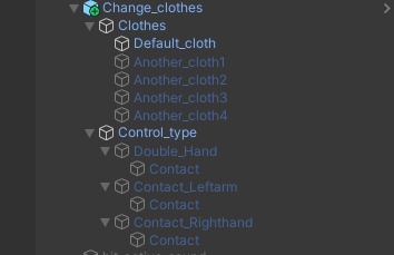 衣装切り替えギミック「ChangeClothes」