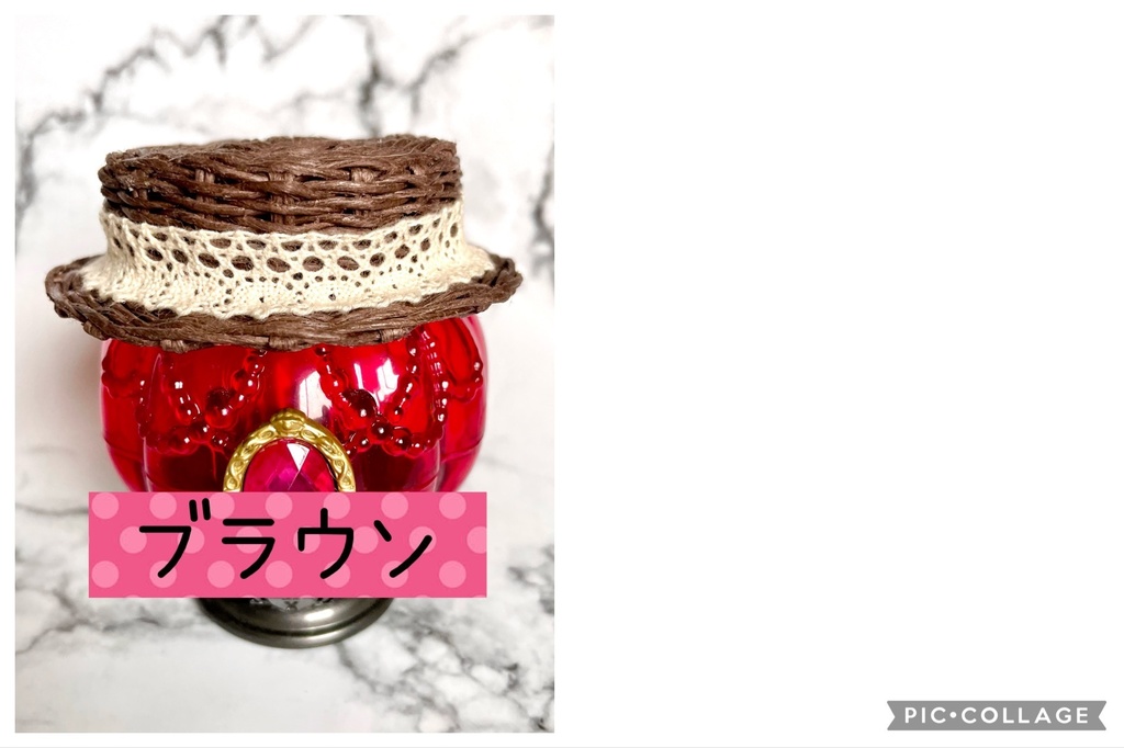 10cm・12cmぬい用カンカン帽(ダークカラーver.)