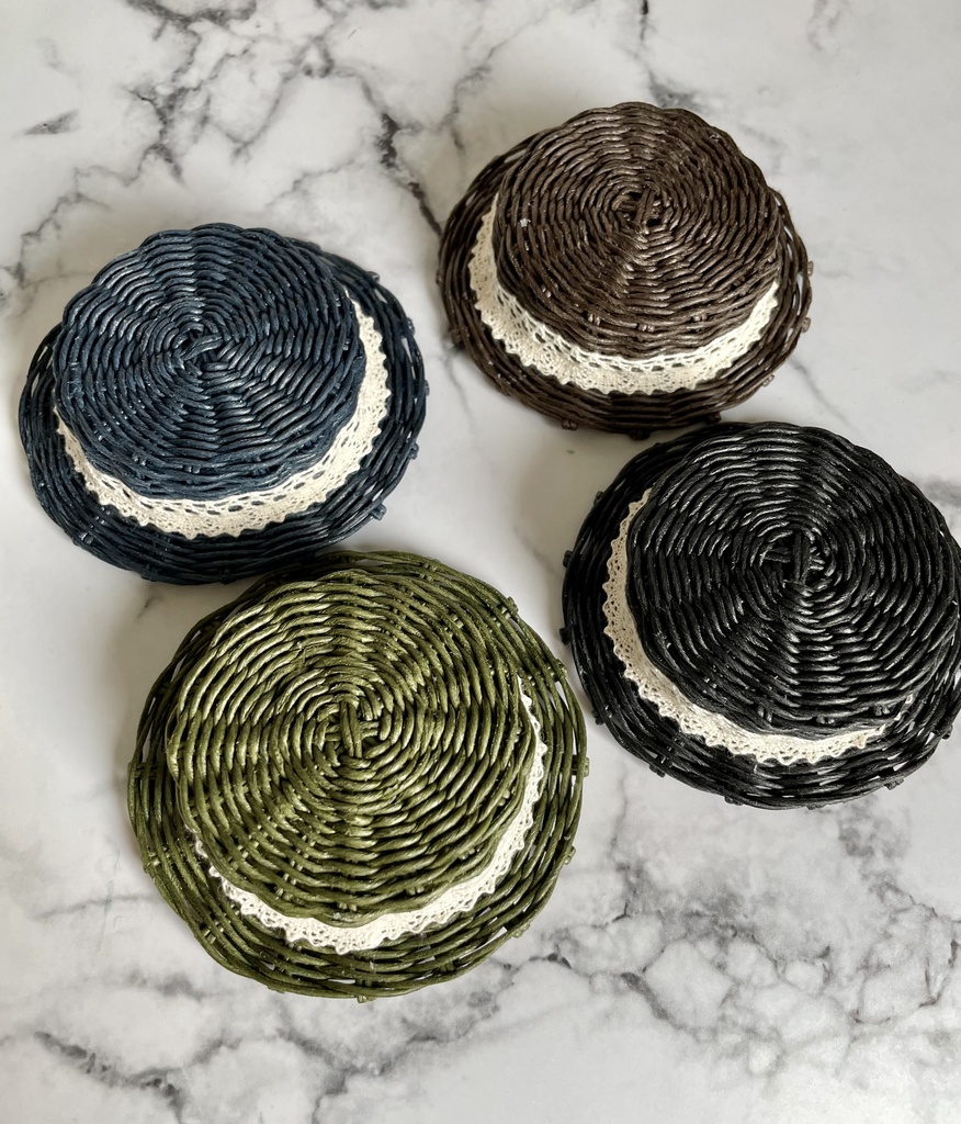 10cm・12cmぬい用カンカン帽(ダークカラーver.)