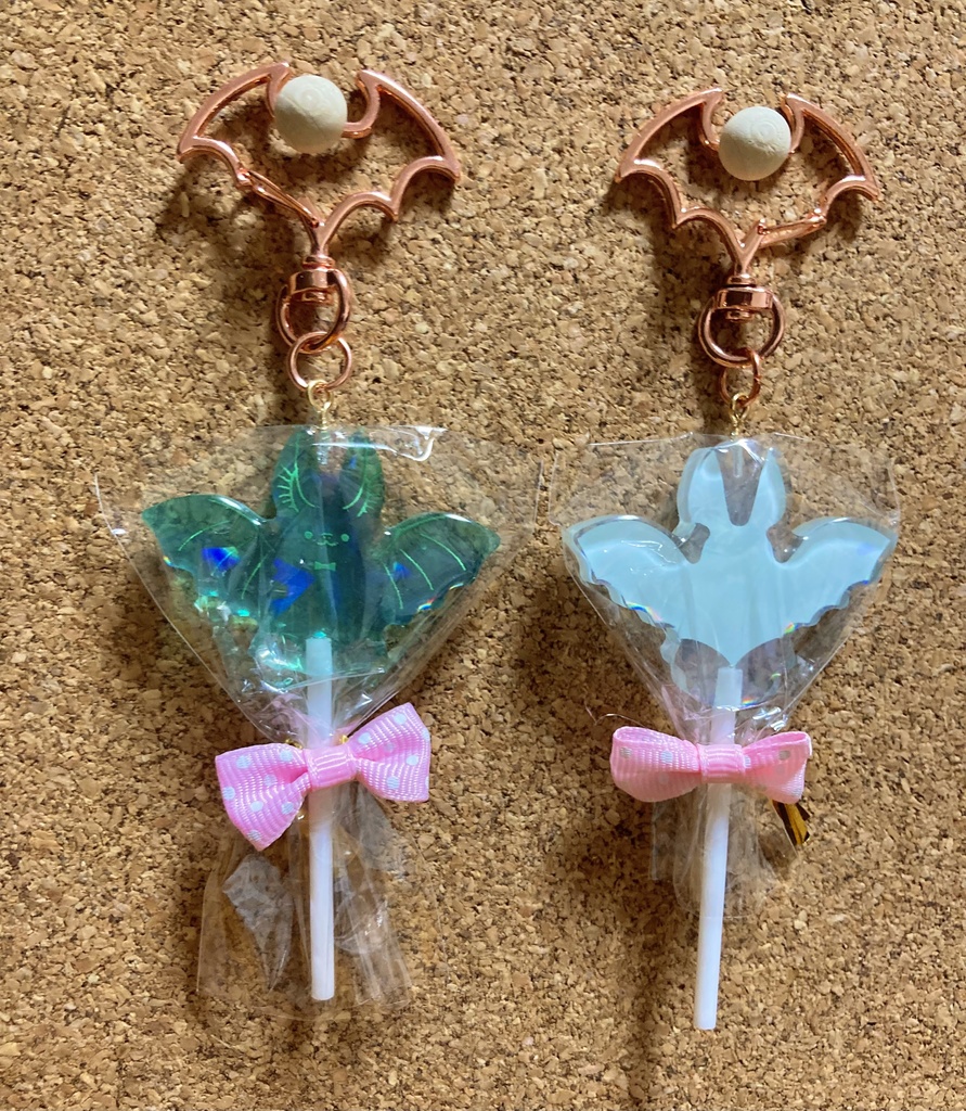 【頒布終了】コウモリ型　キャンディキーホルダー