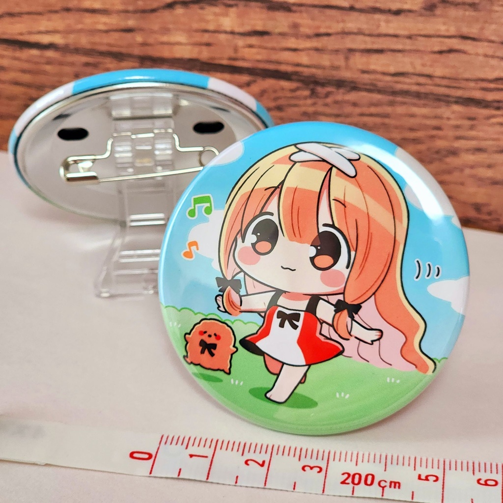 【スタンド缶バッジ】とてとてちきん！