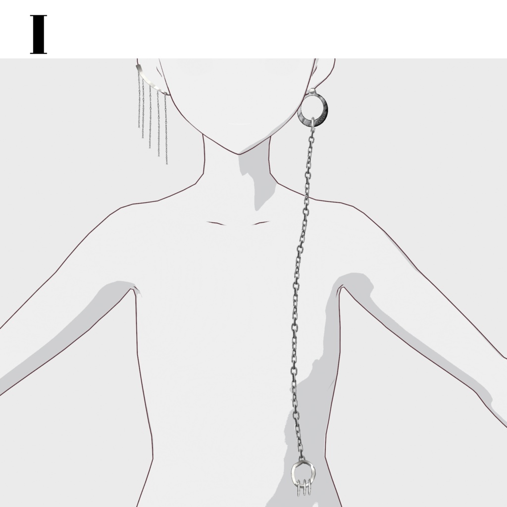 セール中!!【VRoid正式版対応】ピアス13種(ヘアープリセット)