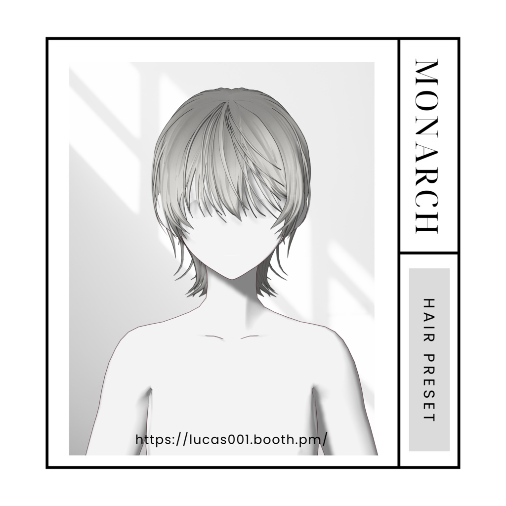 VRoidショートヘアプリセット