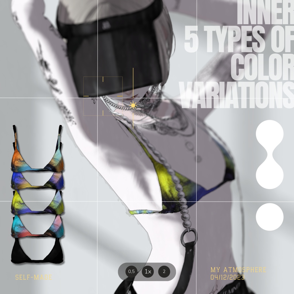 【#VRoid】ボブヘアー&ショートジャケットセットアップ