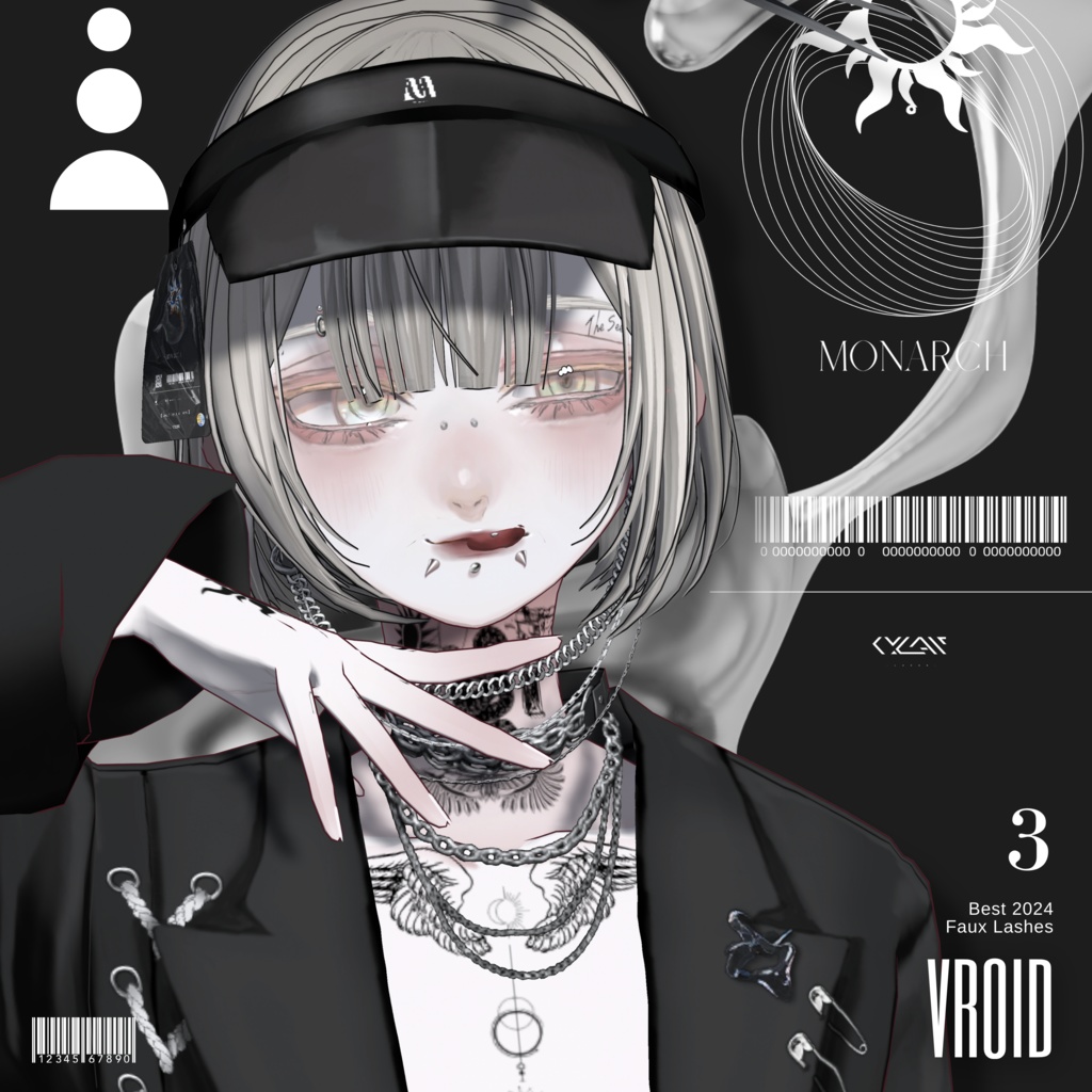 【#VRoid】ボブヘアー&ショートジャケットセットアップ
