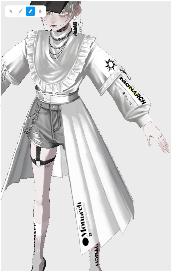 【#VRoid】MONARCH Style 2024ver. setup #MONARCH_V