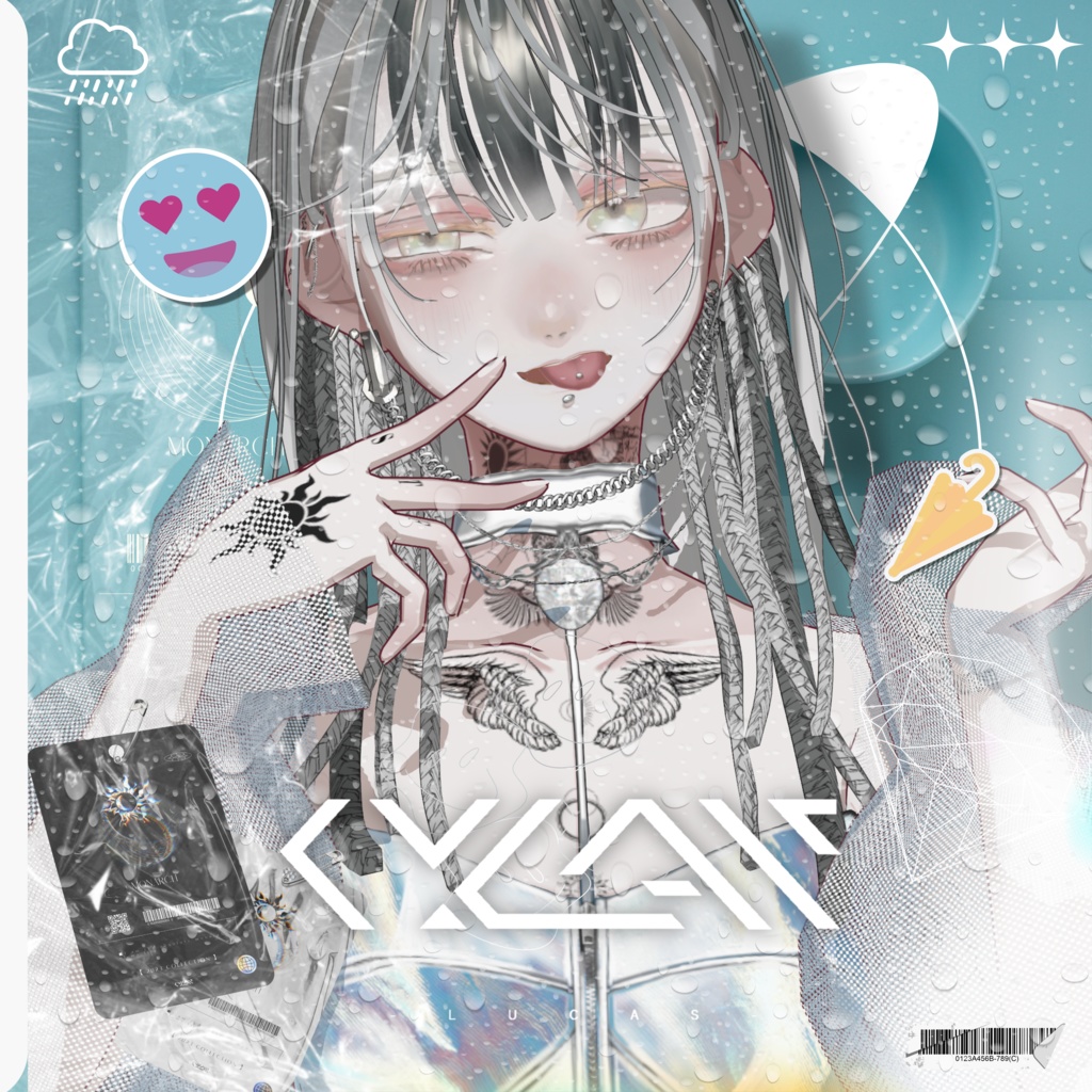【#VRoid】オーロラシースルーセットアップ #MONARCH_V