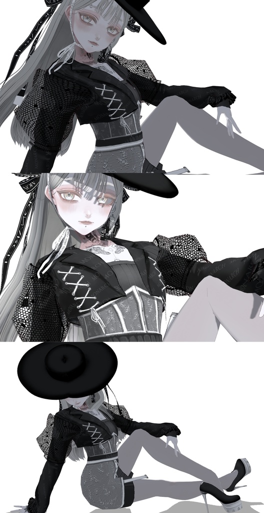 【#VRoid】MONARCH Style 2025ver. setup #MONARCH_V