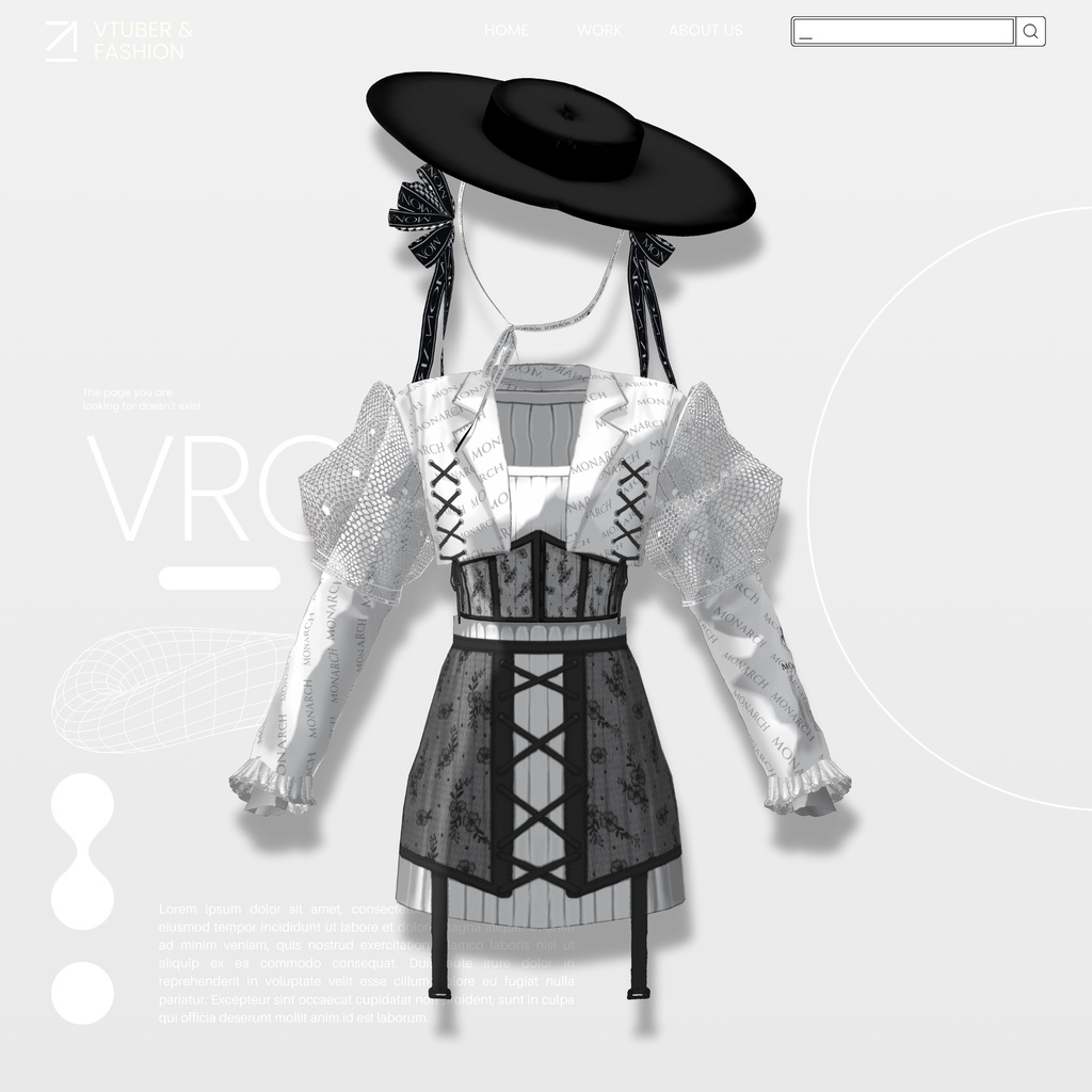 【#VRoid】MONARCH Style 2025ver. setup #MONARCH_V