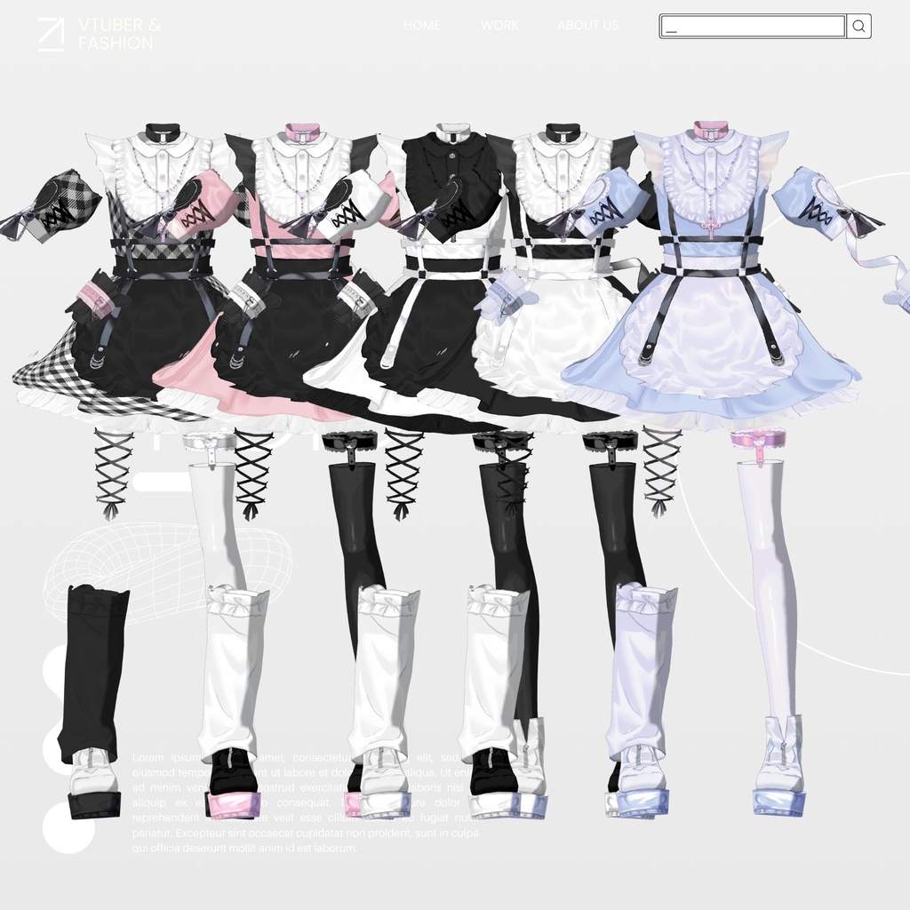 ナースメイドセットアップ【北千住千洋×MONARCHコラボ】#MONARCH_V