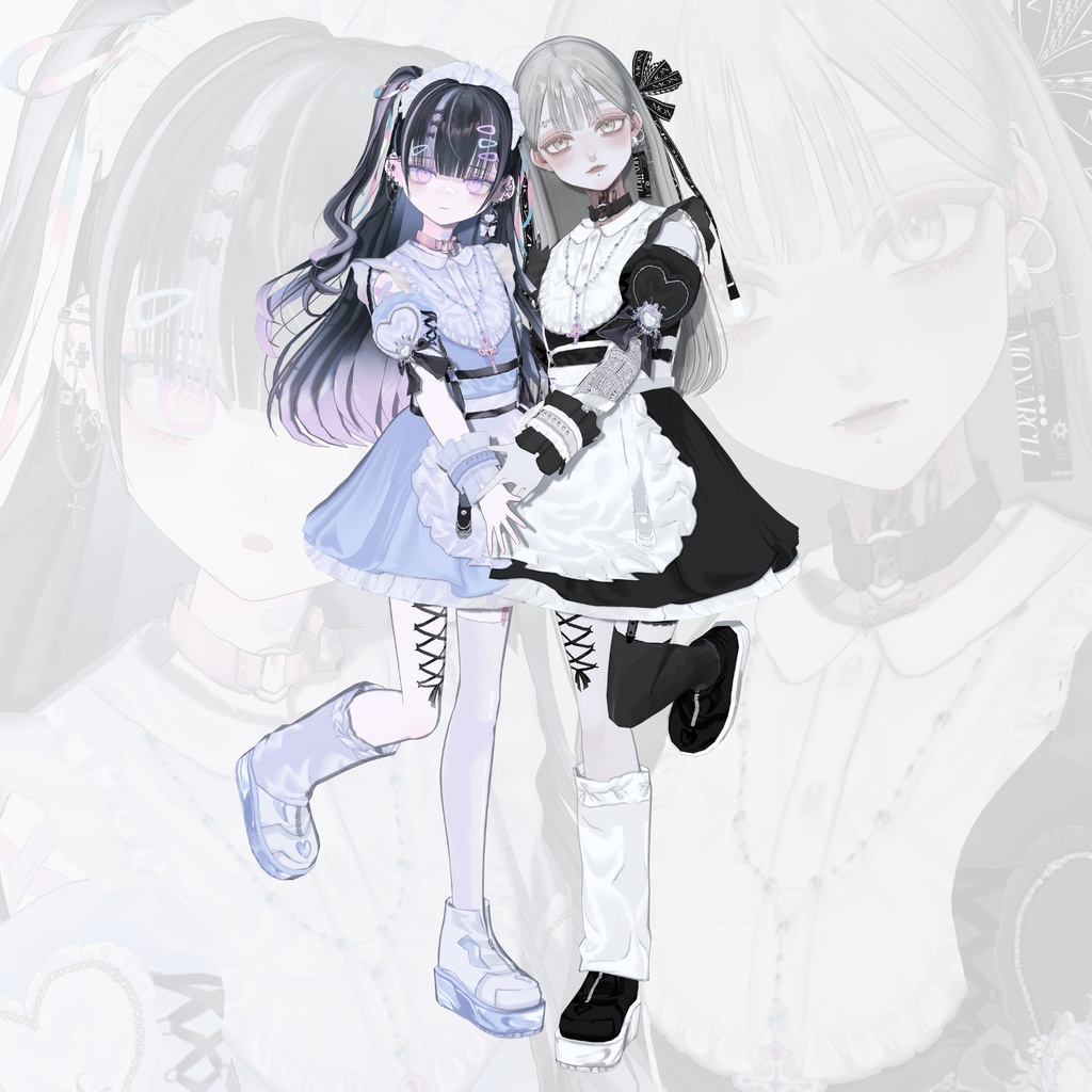 ナースメイドセットアップ【北千住千洋×MONARCHコラボ】#MONARCH_V