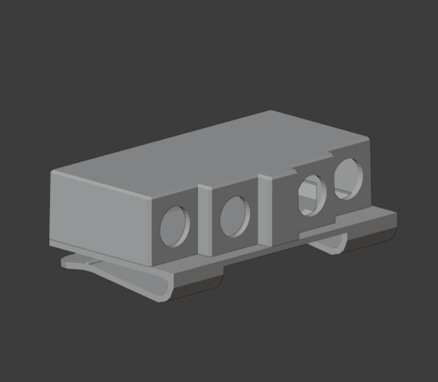 VIVE Tracker PogoPinケーブル接続用アダプタ&スイッチボックス【3Dプリントデータ】