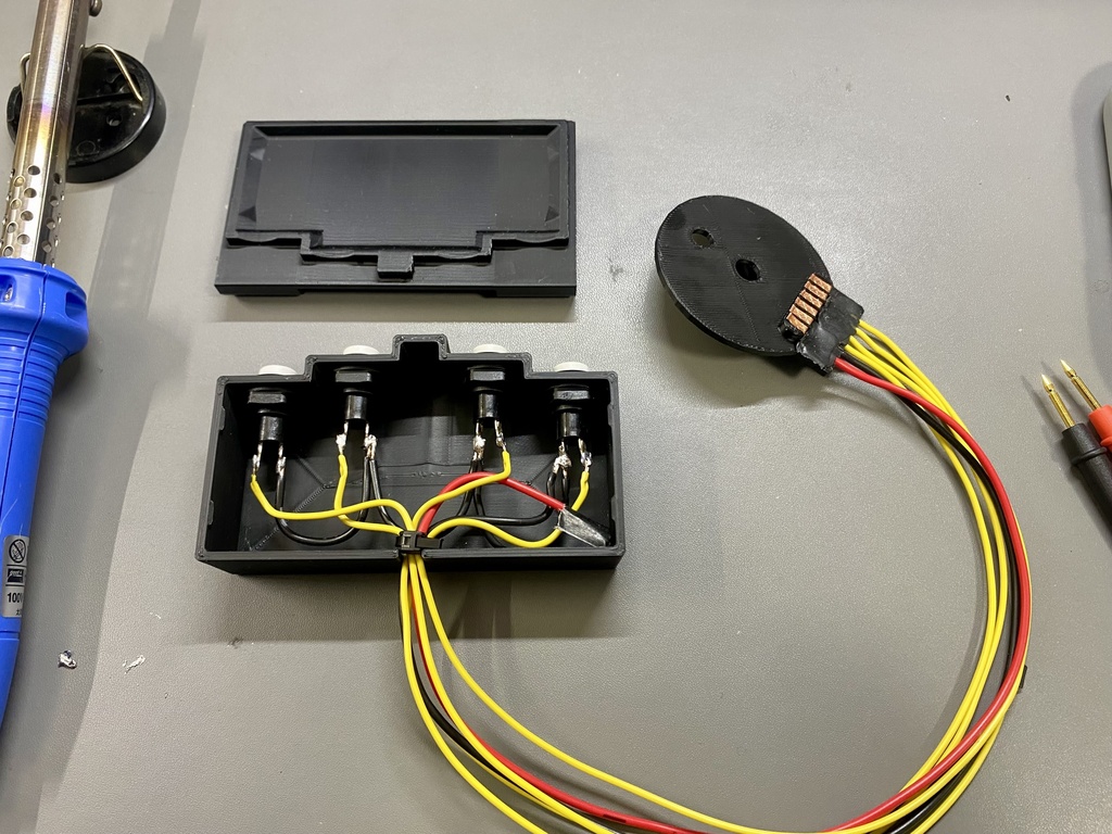 VIVE Tracker PogoPinケーブル接続用アダプタ&スイッチボックス【3Dプリントデータ】