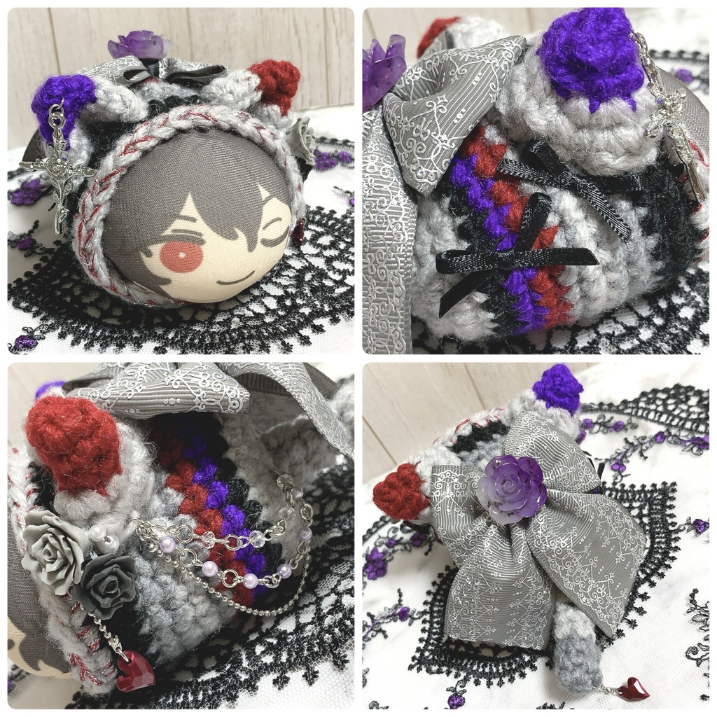 おまんじゅう着ぐるみ ダークローズ