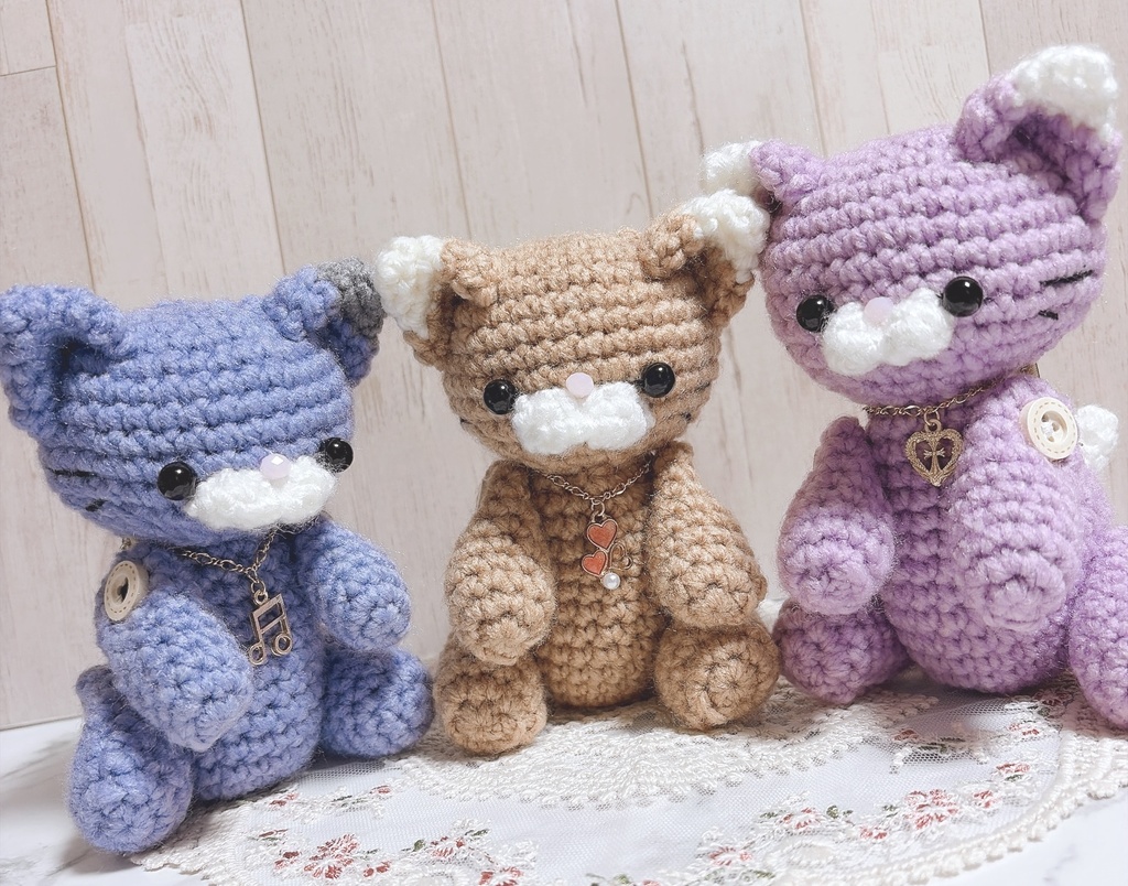 ふわもふイベント用 ネコちゃんの編みぐるみ！