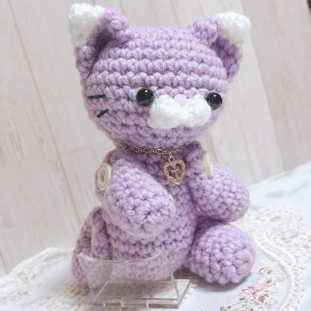 ふわもふイベント用 ネコちゃんの編みぐるみ!