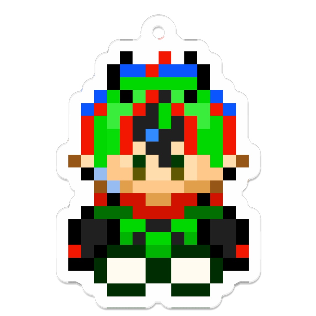 ドット絵アクリルキーホルダー / Vtuber明魔らすた