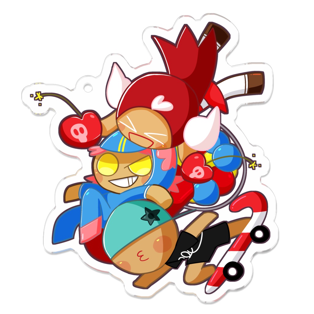 クッキーラン 三馬鹿アクキー