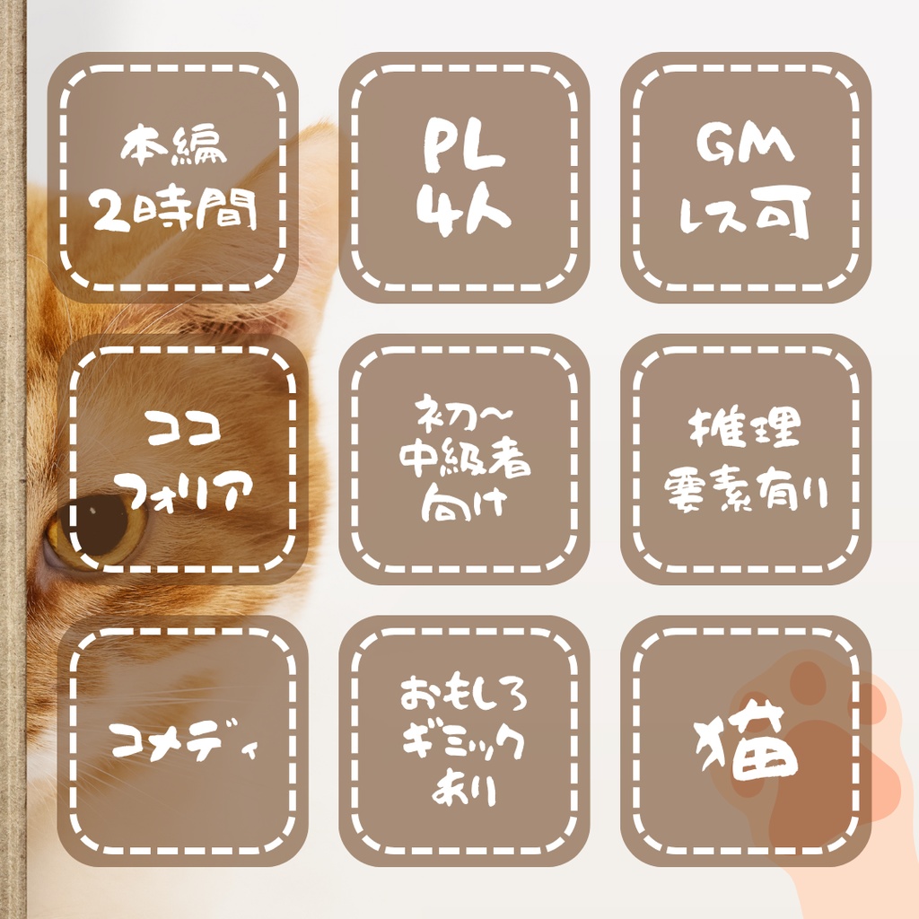 みゃーだーみすてりぃ「アタシの高級鯖缶たべたの誰にゃ!!?」【マーダーミステリー】