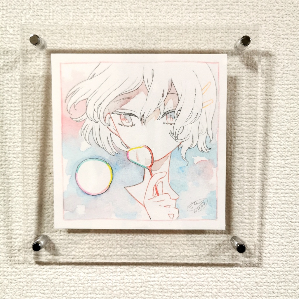 原画*にじいろしゃぼん