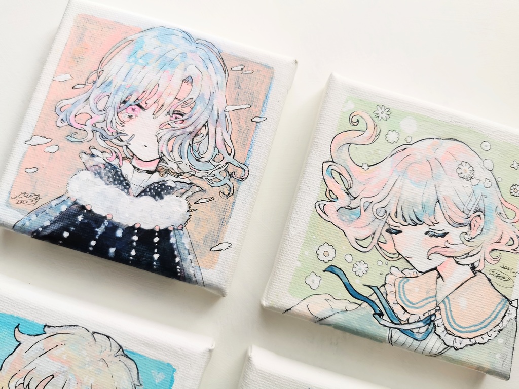 原画*いろとりどりのあの子たち1-4