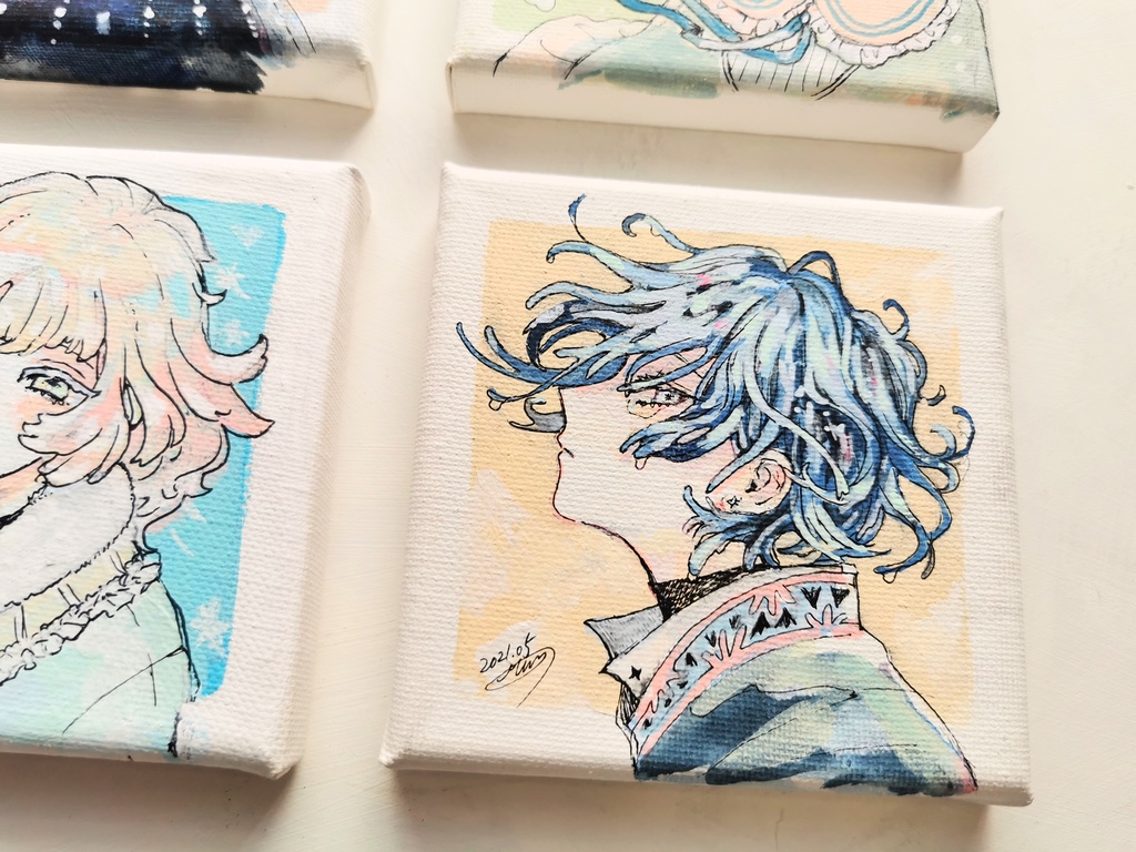 原画*いろとりどりのあの子たち1-4