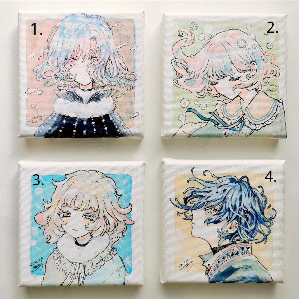 原画*いろとりどりのあの子たち1-4