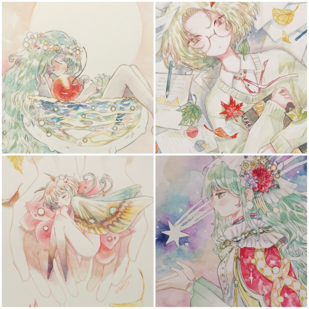 原画*カレンダー原画［9～12月('22)］　