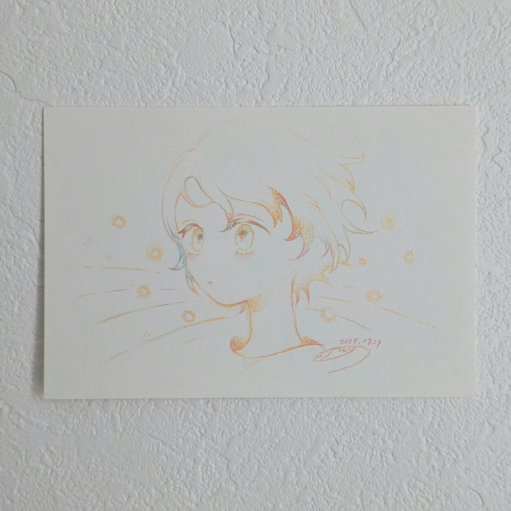 原画「3色ドローイング」1~6