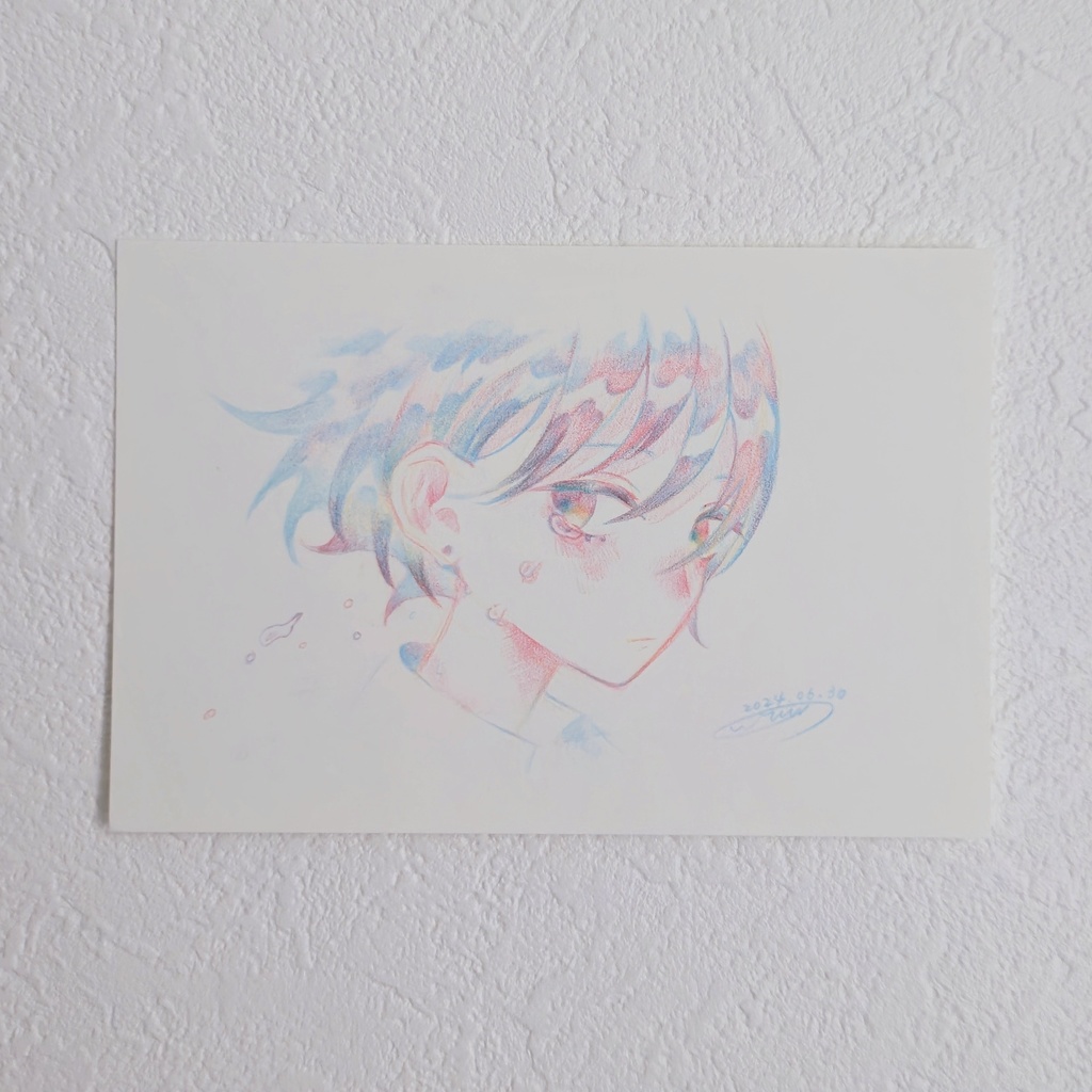 原画「3色ドローイング」1~6