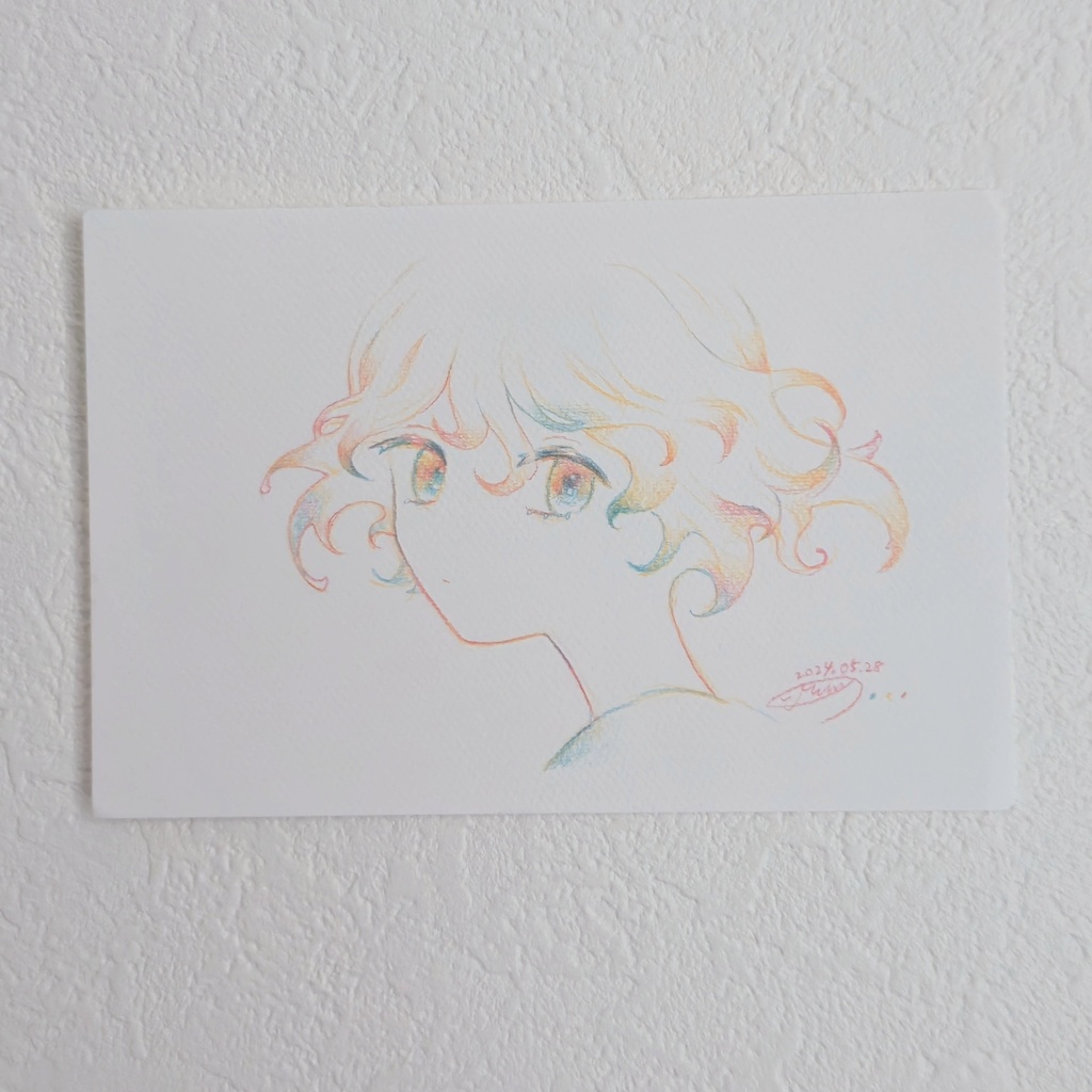 原画「3色ドローイング」1~6