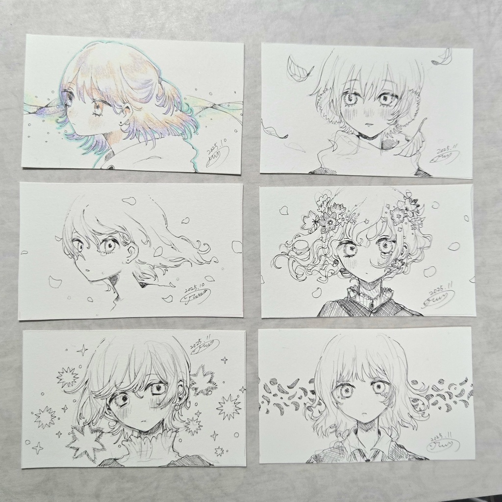 new_ペン画原画❶~❻