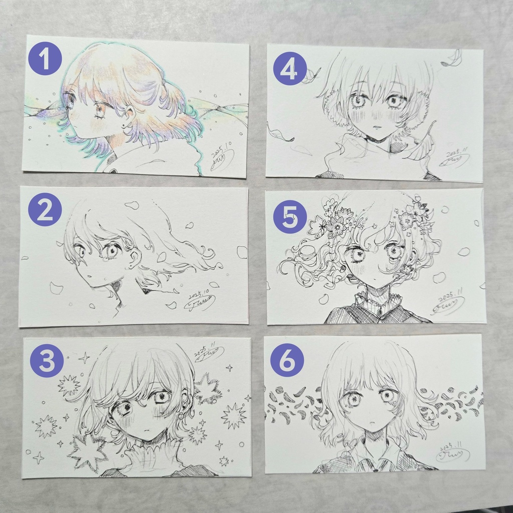 new_ペン画原画❶~❻