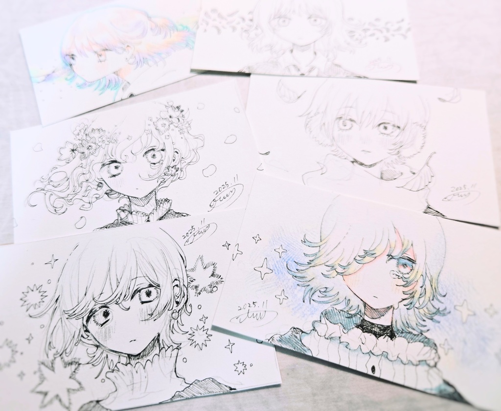 new_ペン画原画❶~❻