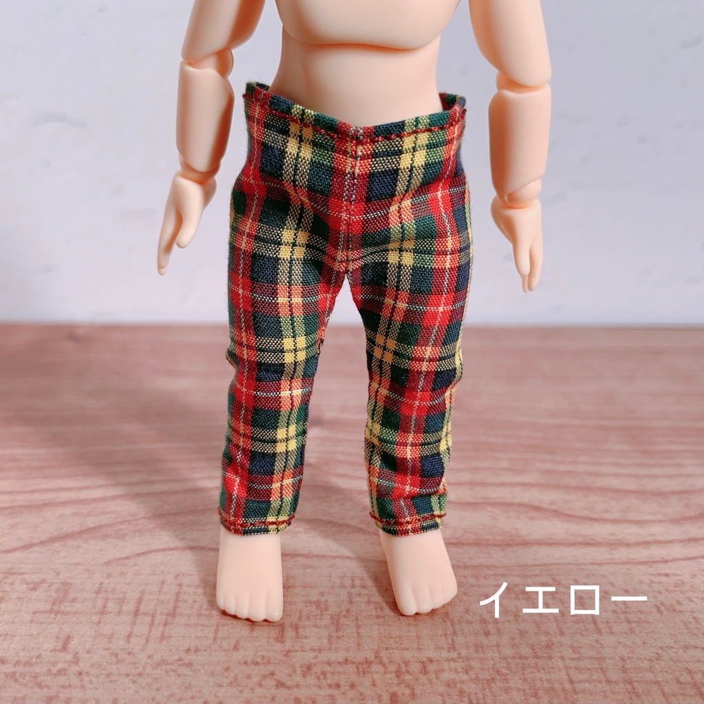 チェックのパンツ ピコドー9・10