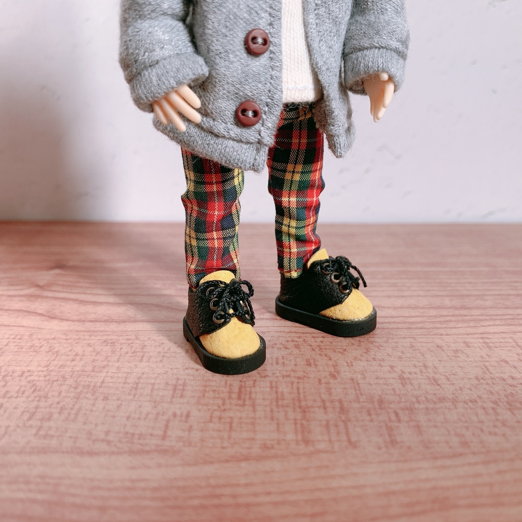 チェックのパンツ ピコドー9・10