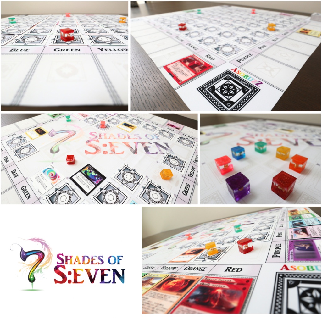 白のプレイマット【7 SHADES OF S:EVEN 0th EDITION(シェイズオブセブン)】