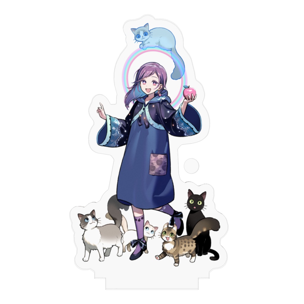 【アクリルフィギュア】イコレットと猫たち