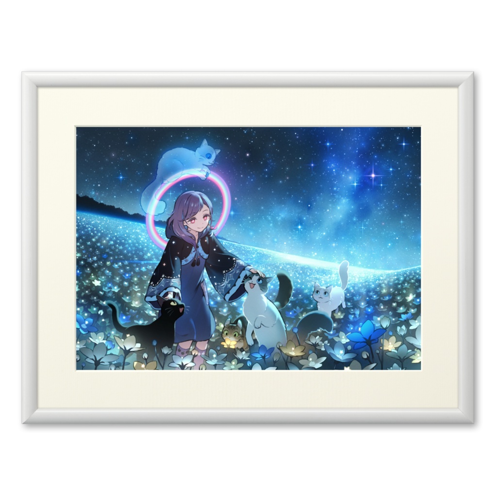 【複製画】花畑【イコレット】