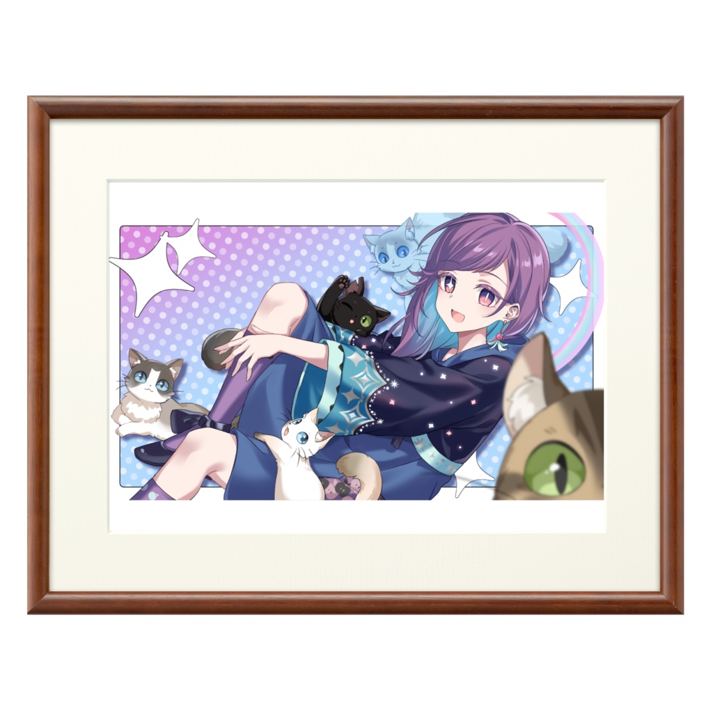 【複製画】わちゃわちゃ【イコレット】