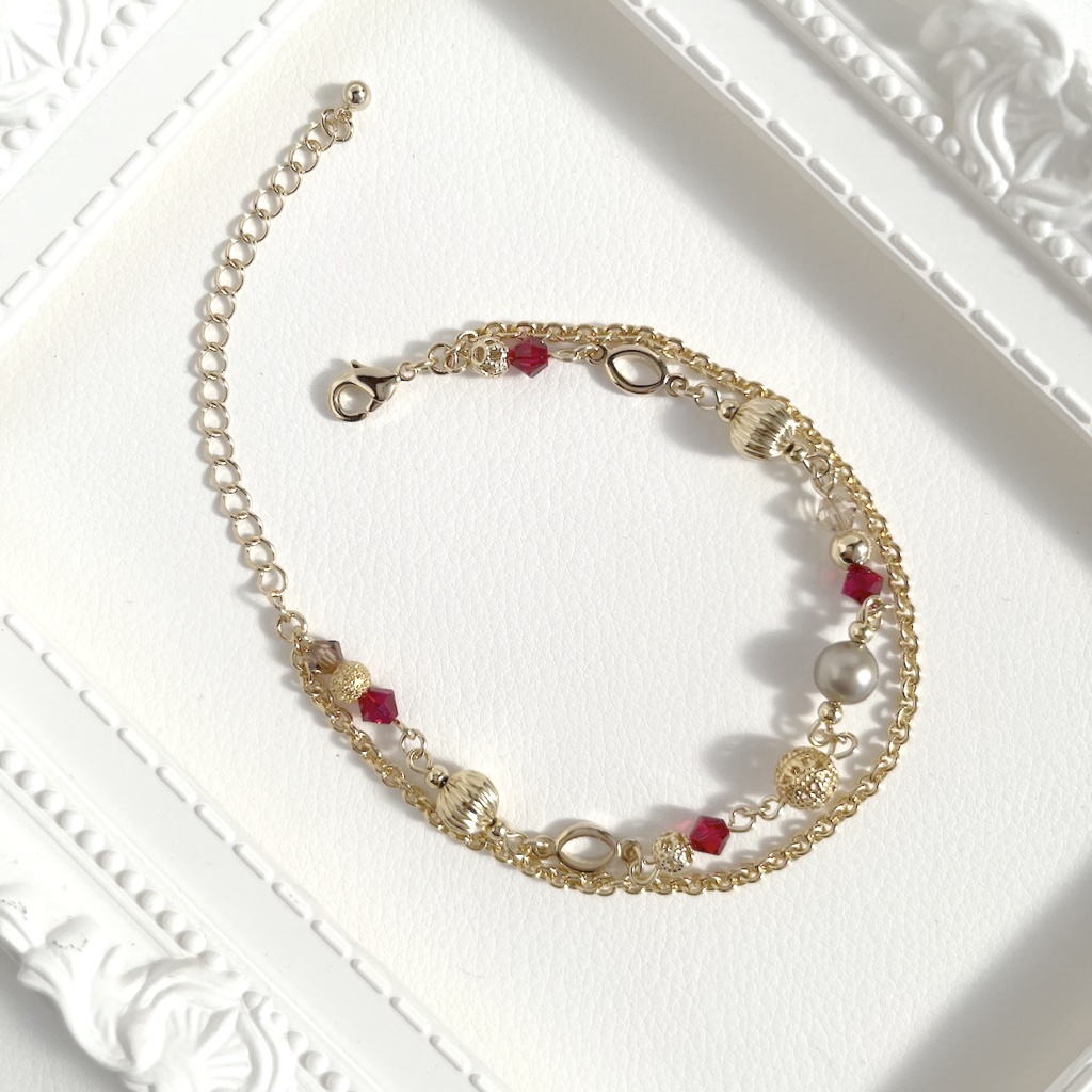 【ツイステ】スカラビア寮イメージ・二連ブレスレット