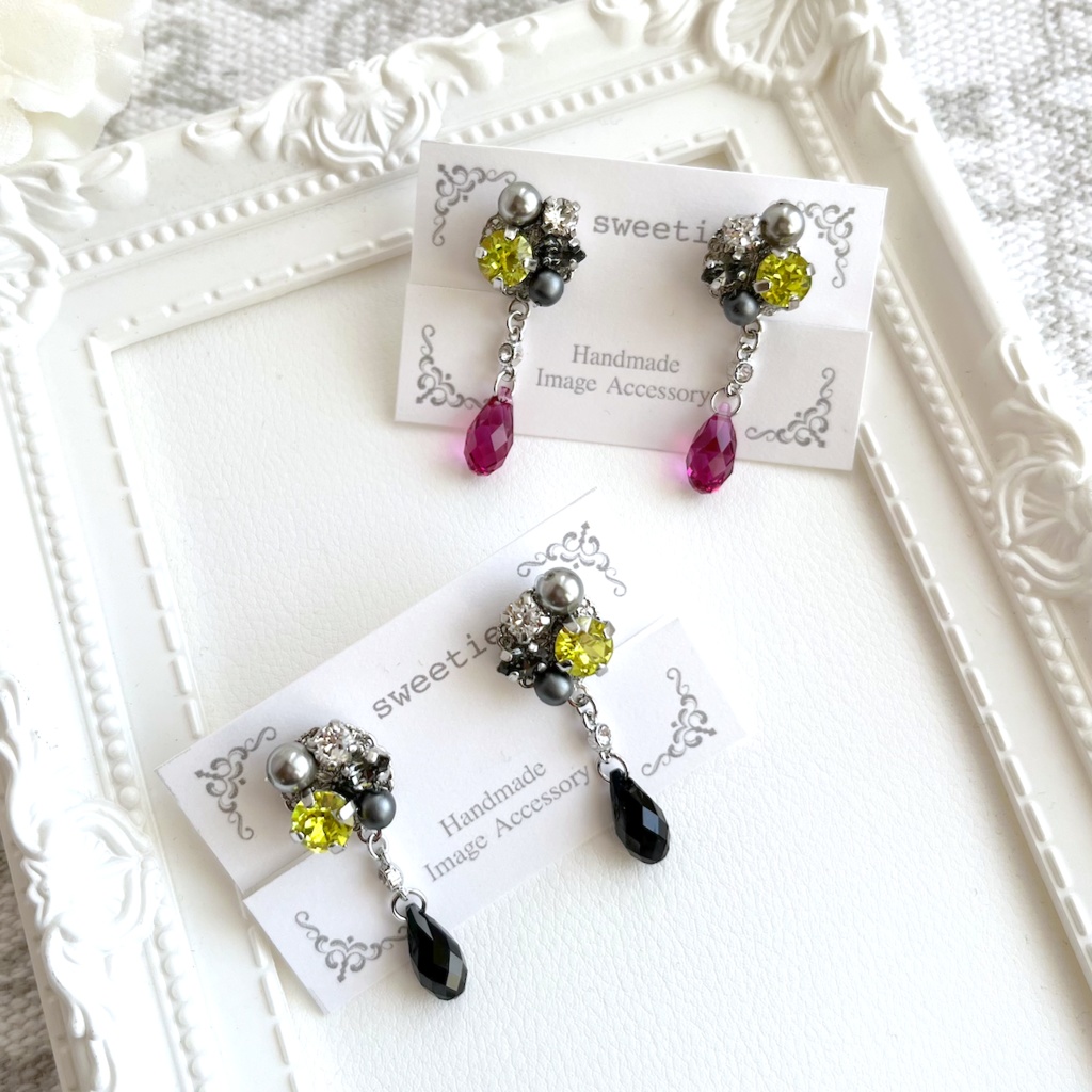 【ツイステ】ディアソムニア/マレウス・リリアイメージ/ビジューイヤリング