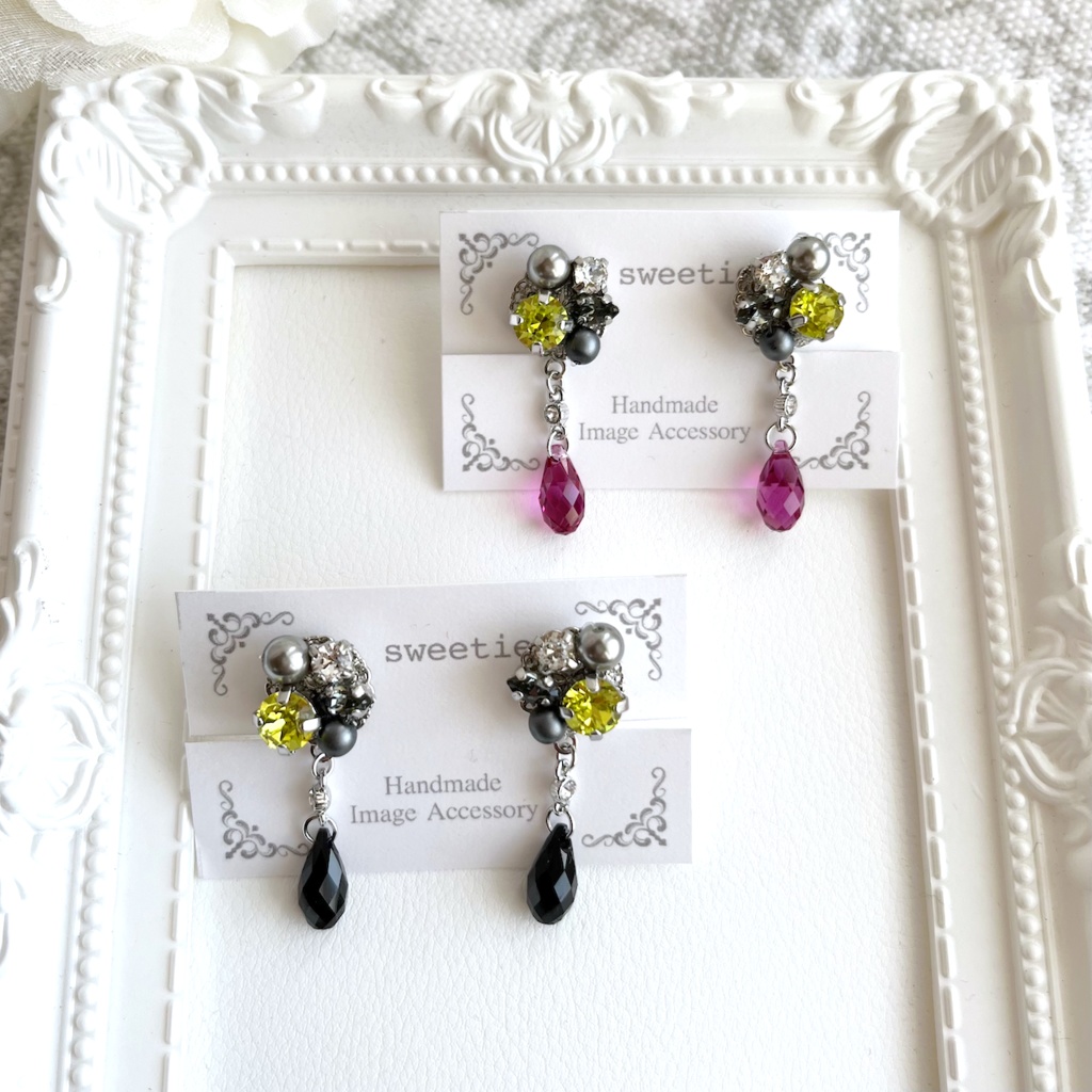 【ツイステ】ディアソムニア/マレウス・リリアイメージ/ビジューイヤリング