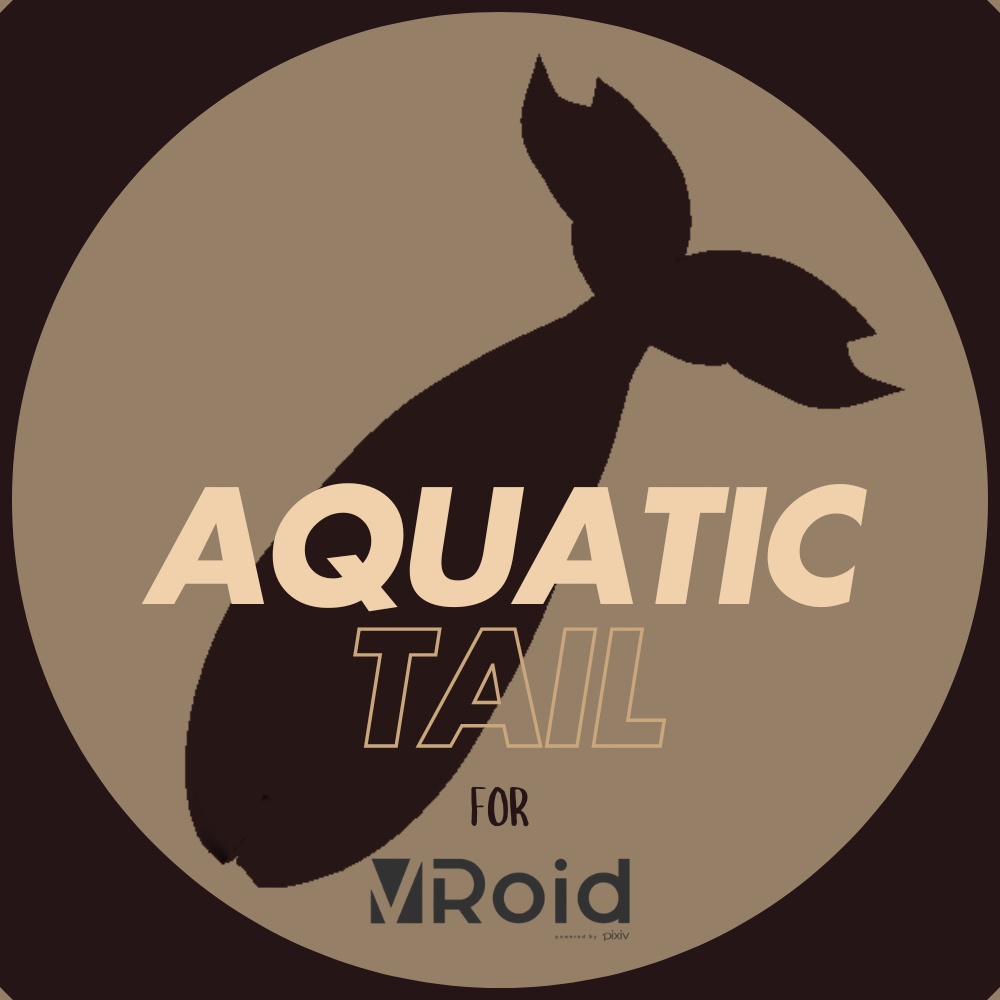 [!Read Description!] VRoid 3D Aquatic Tail VTuber Asset