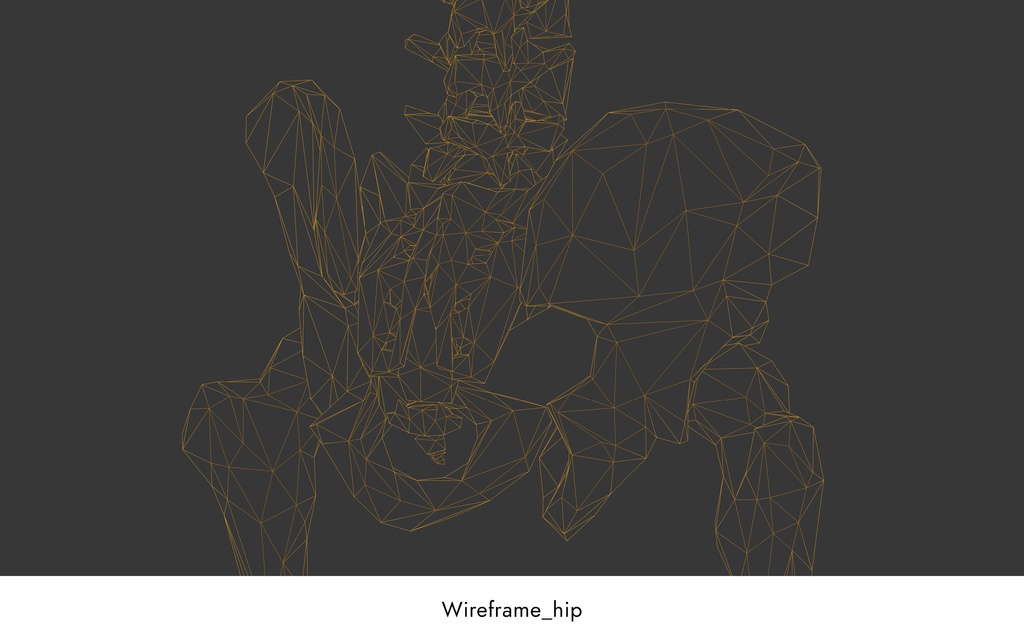 ローポリ人体モデル(Mixamoアニメーションガイド付き)