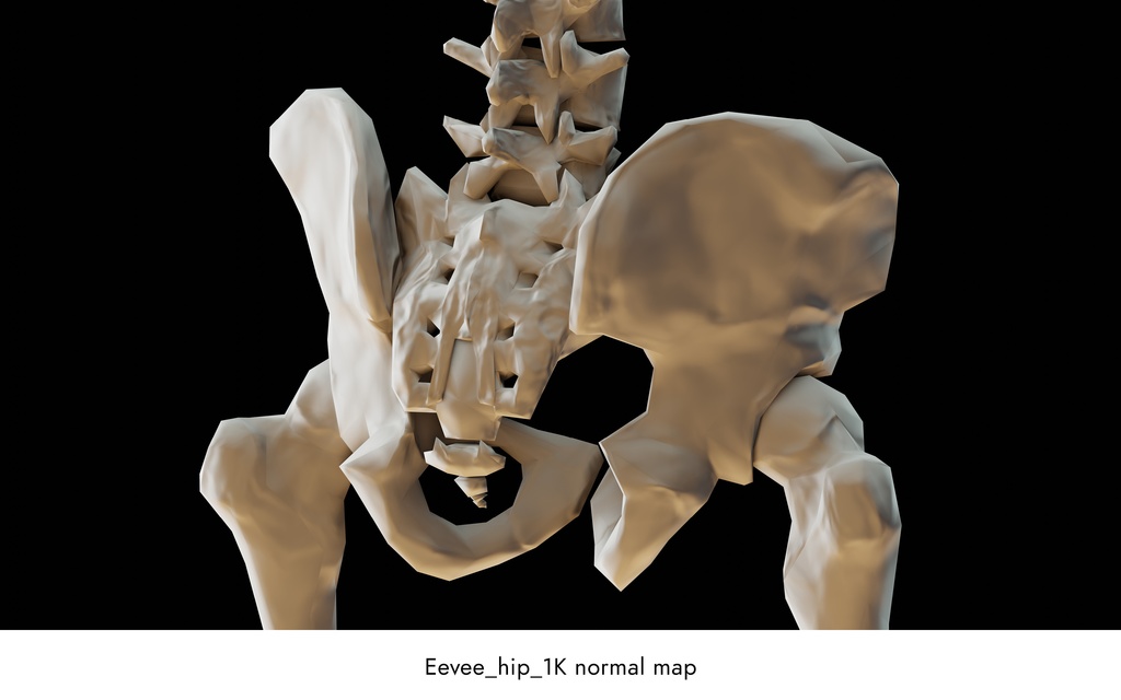 ローポリ人体モデル(Mixamoアニメーションガイド付き)