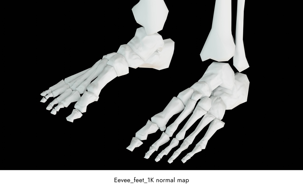 ローポリ人体モデル(Mixamoアニメーションガイド付き)