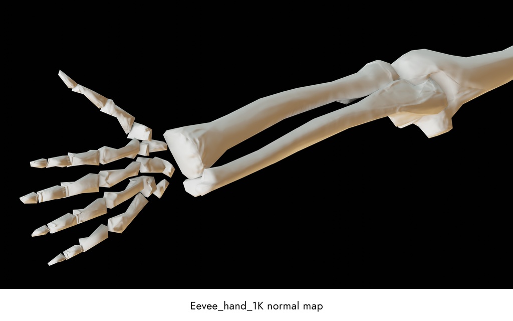 ローポリ人体モデル(Mixamoアニメーションガイド付き)