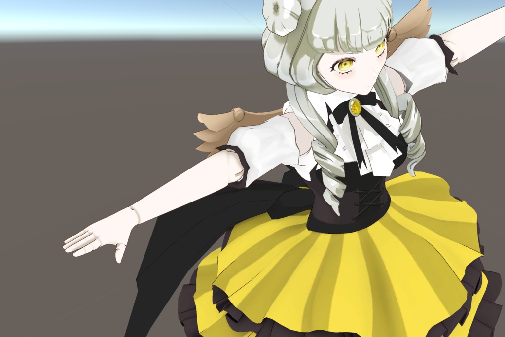 【VRChat対応】カナリアちゃん【関節球体人形】Avalab.aiギフトコード付き